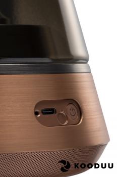 Kooduu Nordic Light Pro - Öllampe mit Bluetooth Lautsprecher